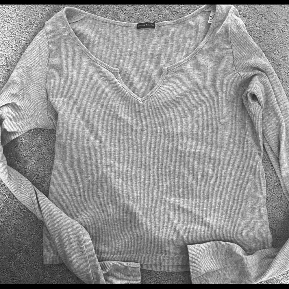 Brandy Melville Grey Long Sleeve